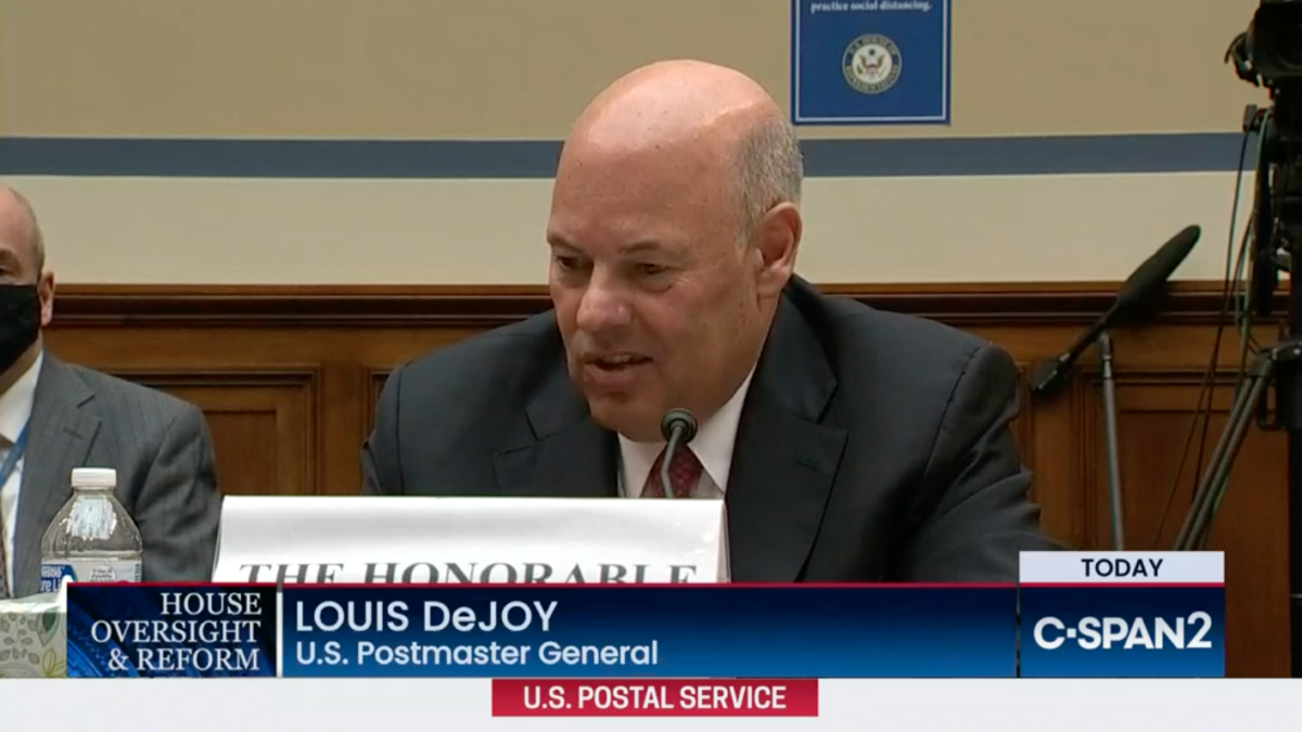 Louis DeJoy testifies before the House Oversight and Reform Committee