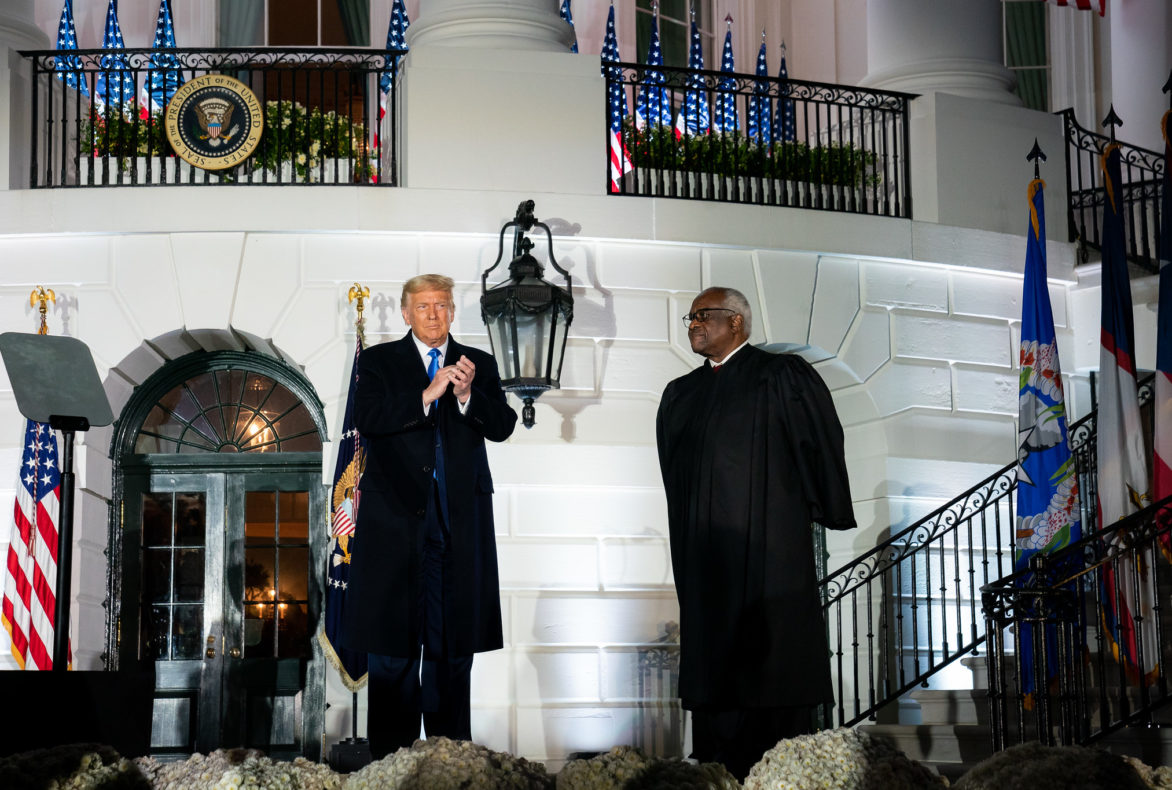 Clarence Thomas and Donald Trump