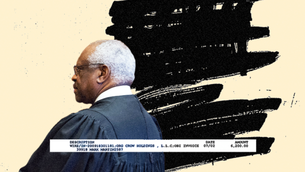 Clarence Thomas and $6200 wire transfer