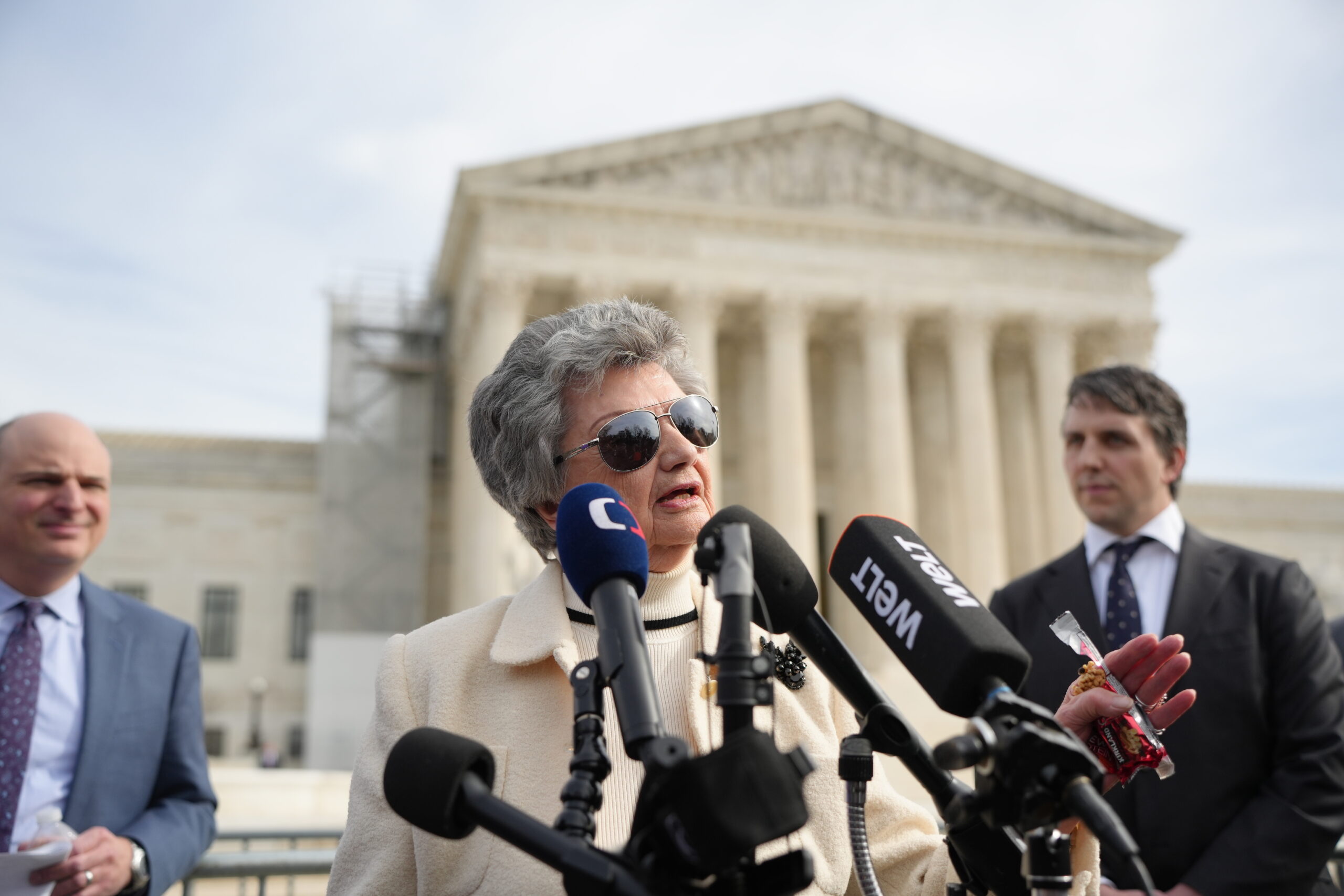 Norma Anderson speaks before the U.S. Supreme Court.