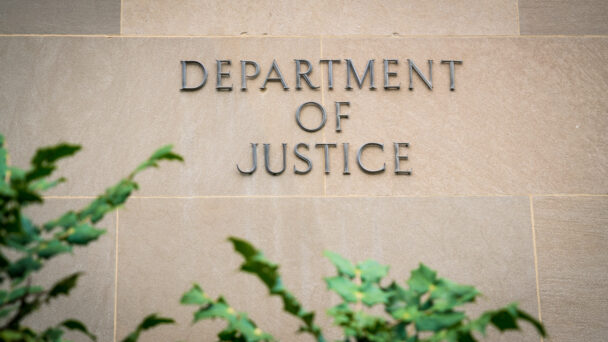 The United States Department of Justice (DOJ) in Washington D.C., USA