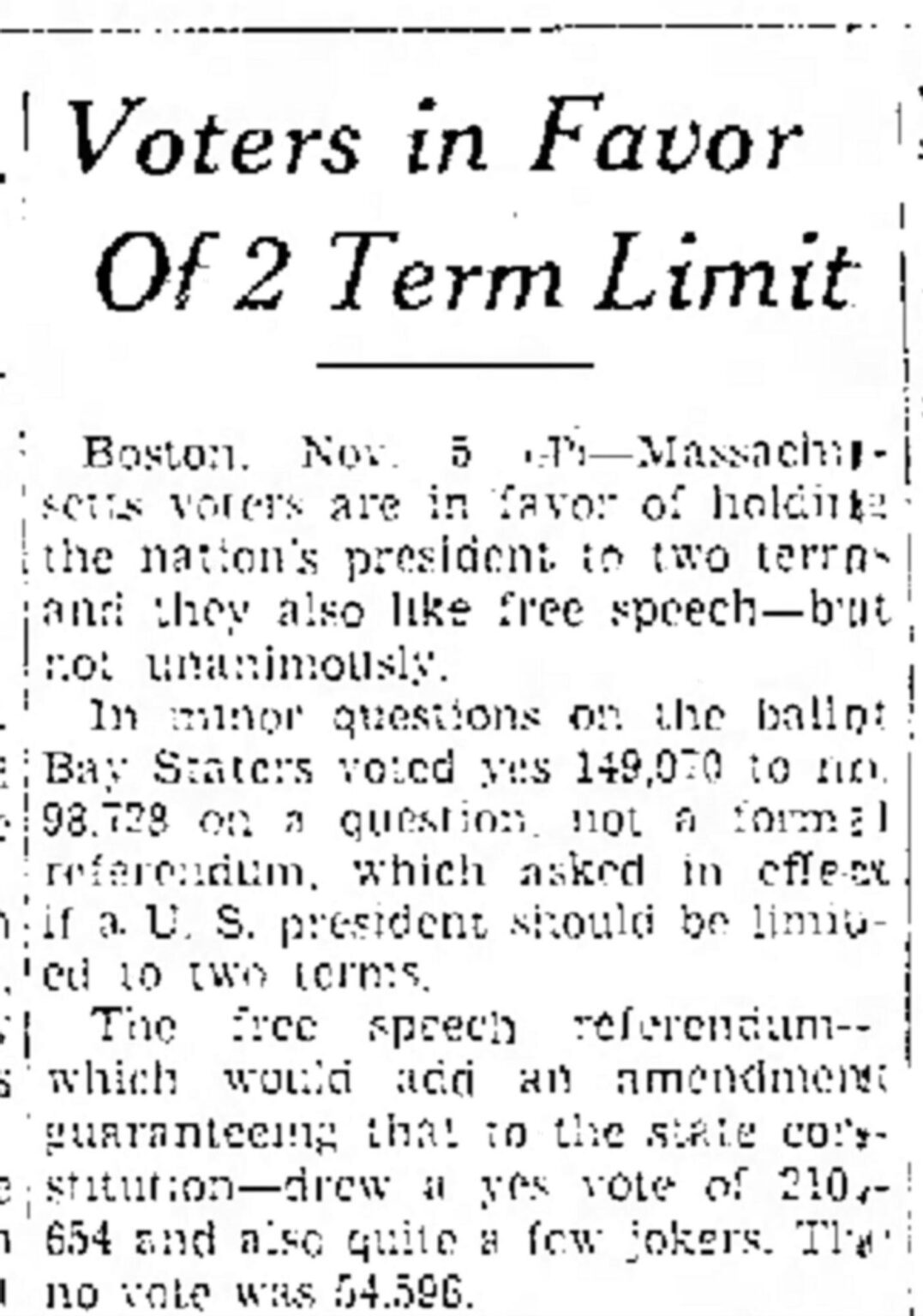 The nine states that did not ratify the 22nd Amendment - CREW ...
