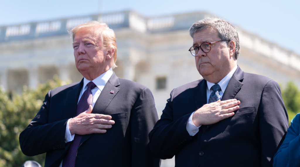 Barr and Trump
